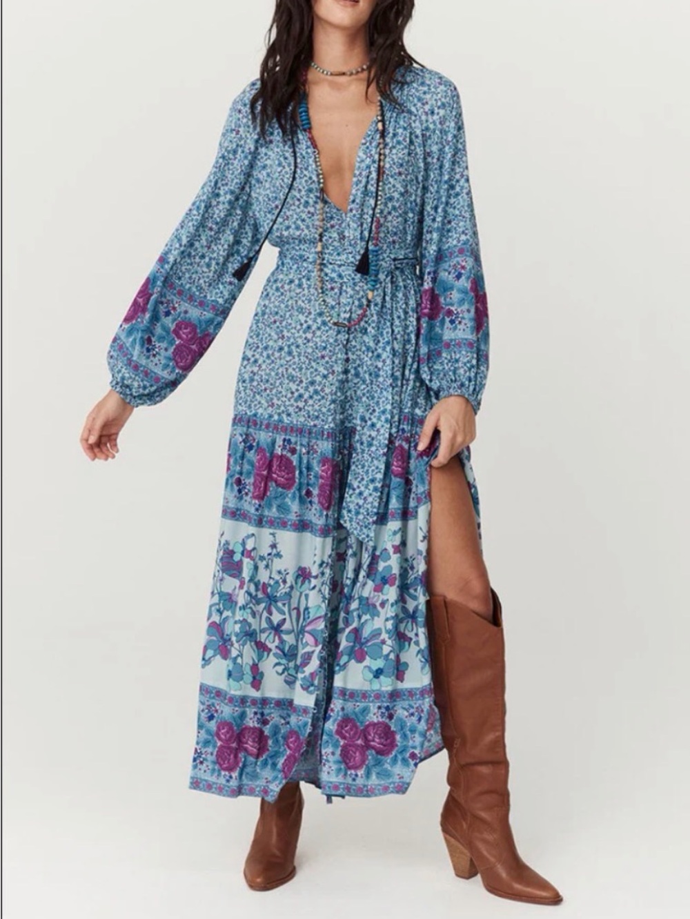 NWT Spell Love Jetty Maxi Skirt and Blouse set L